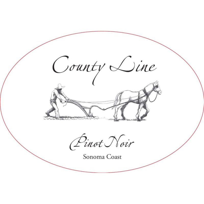 County Line Sonoma Coast Pinot Noir 2016 Front Label