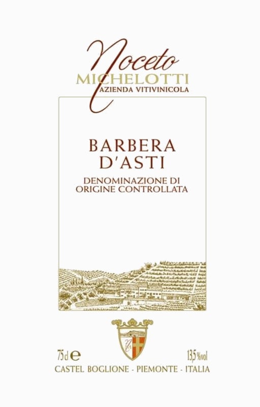 Noceto Michelotti Azienda Vitivinicola Barbera d'Asti 2005 Front Label