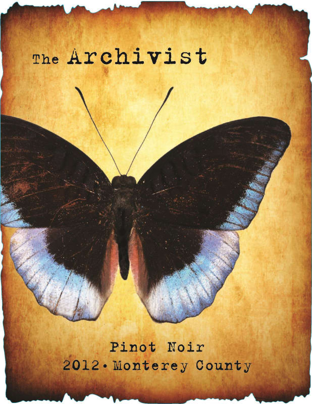 Adler Fels The Archivist Pinot Noir 2012 Front Label