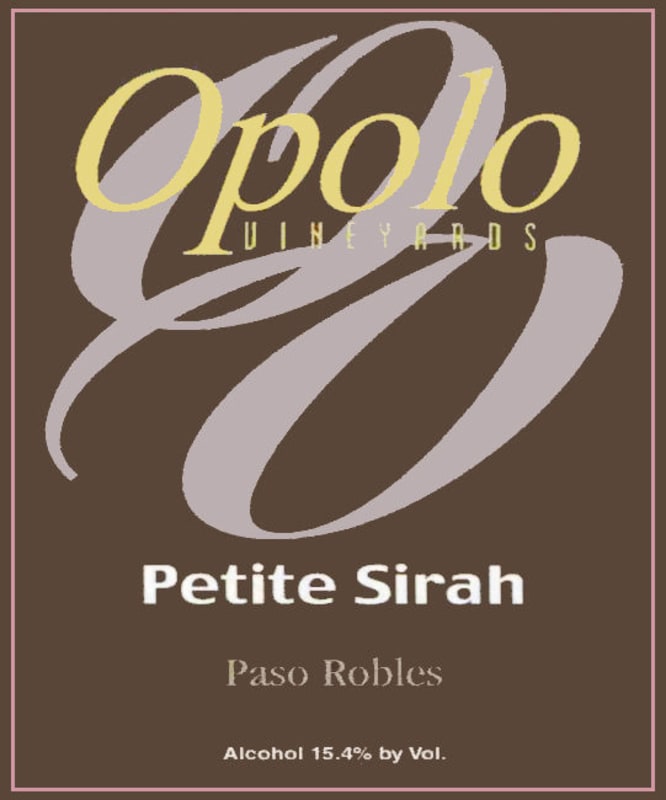 Opolo Petite Sirah 2004 Front Label