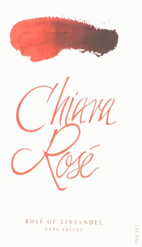 Chiarello Family Vineyards Chiara Zinfandel Rose 2012 Front Label
