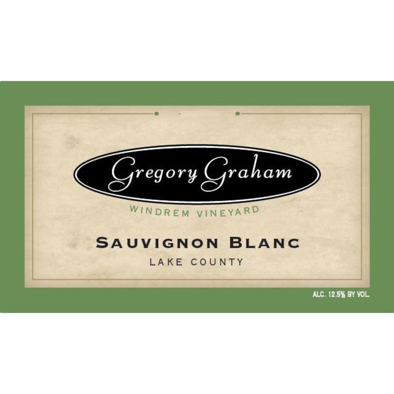 Gregory Graham Sauvignon Blanc 2016 Front Label