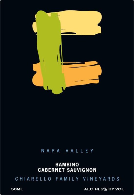 Chiarello Family Vineyards Bambino Cabernet Sauvignon 2013 Front Label