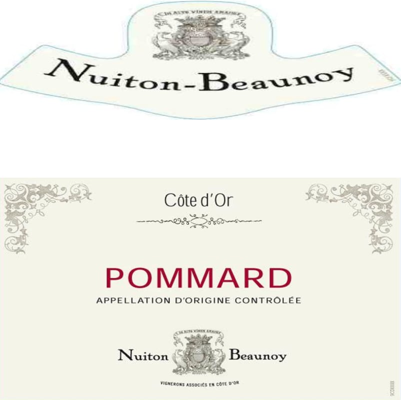 Nuiton-Beaunoy Pommard 2014 Front Label