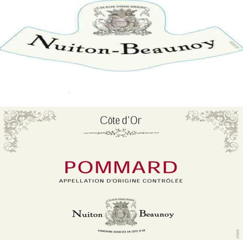 Nuiton-Beaunoy Pommard 2013 Front Label