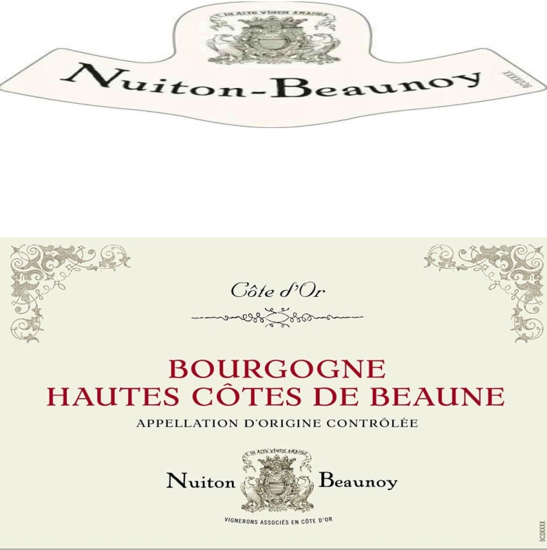 Nuiton-Beaunoy Bourgogne Hautes-Cotes Beaune 2014 Front Label