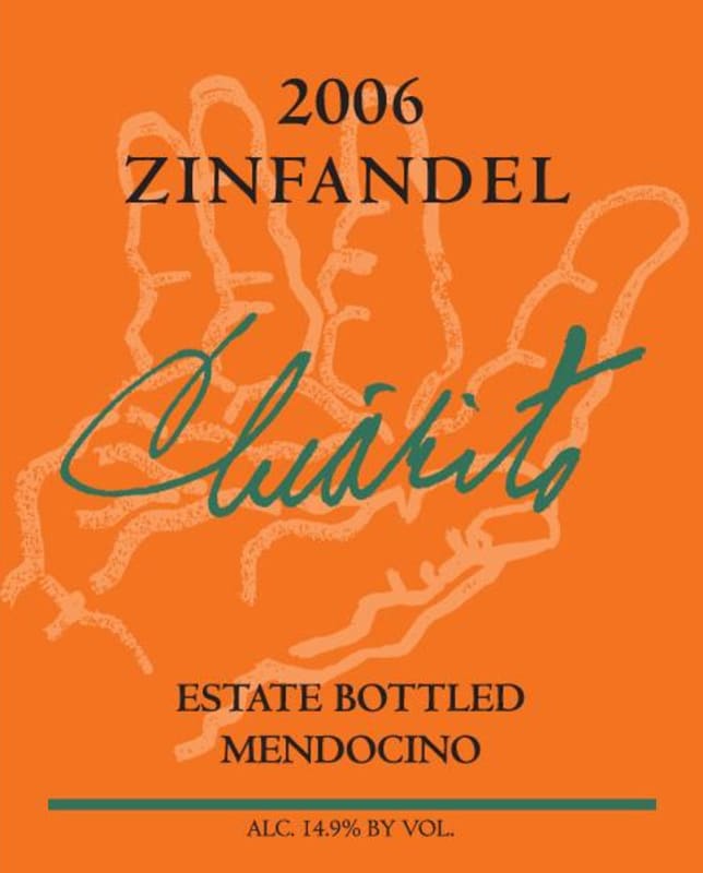 Chiarito Vineyards Zinfandel 2006 Front Label