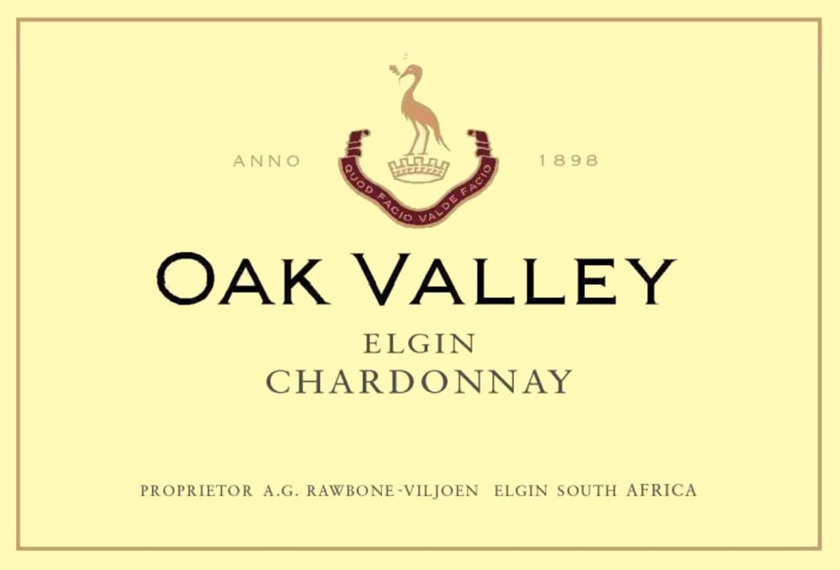 Oak Valley Estates Chardonnay 2009 Front Label