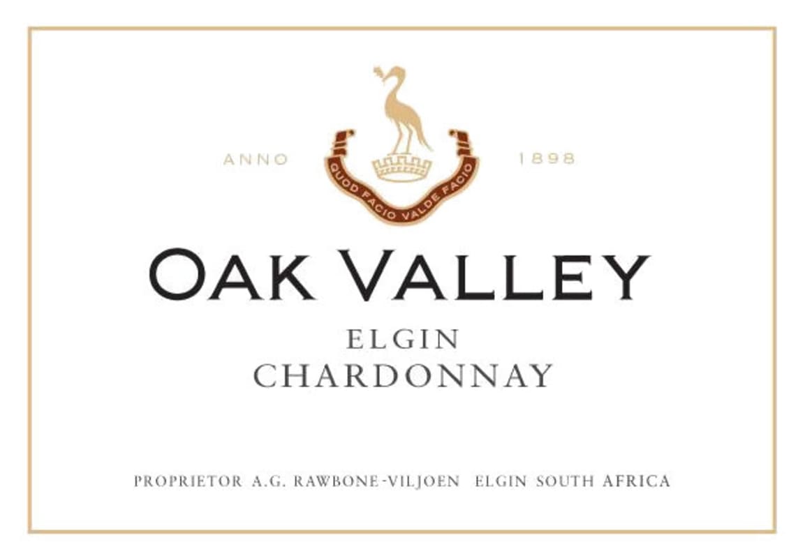 Oak Valley Estates Chardonnay 2011 Front Label