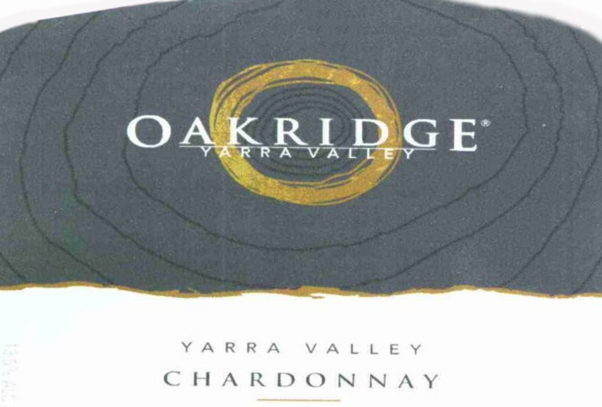 Oakridge Wines Chardonnay 2010 Front Label