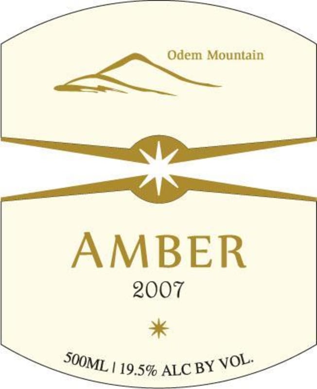 Odem Mountain Winery Amber Port 2007 Front Label