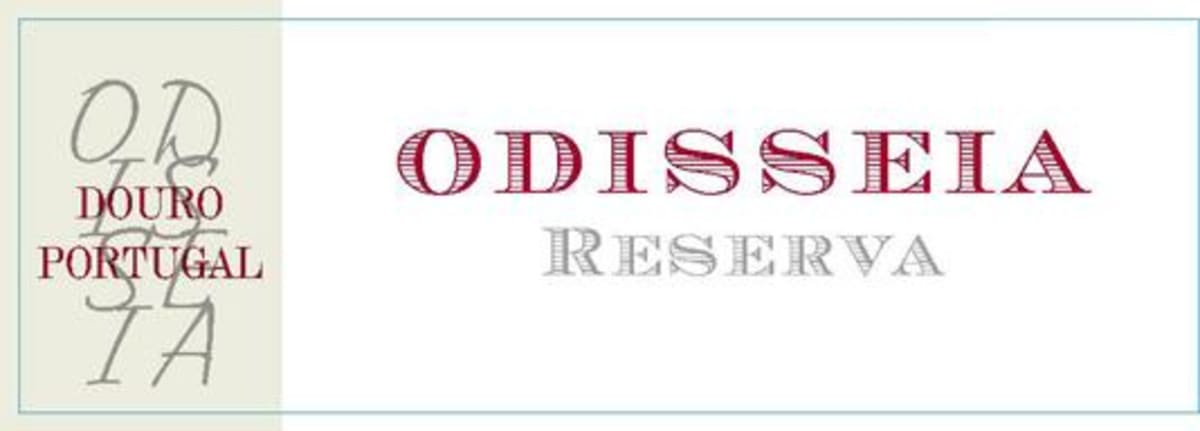 Odisseia Wines Reserva Tinto 2006 Front Label