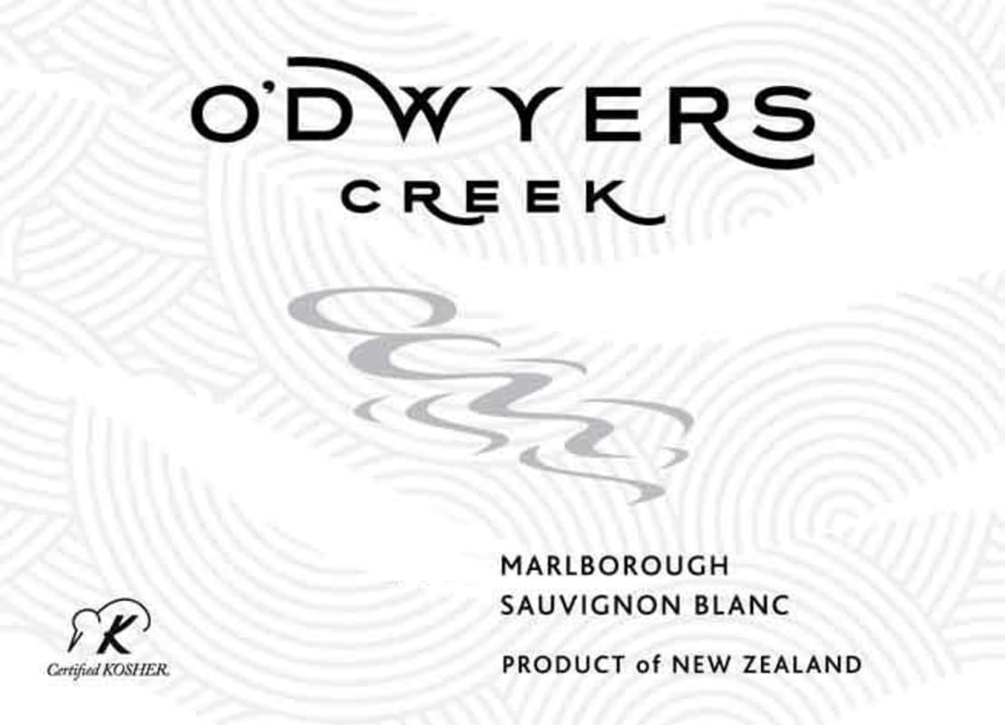 O'Dwyers Creek Sauvignon Blanc 2013 Front Label
