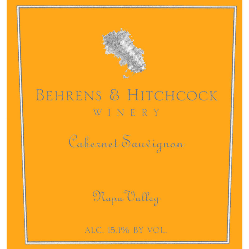 Behrens & Hitchcock Napa Valley Cabernet Sauvignon 2001 Front Label