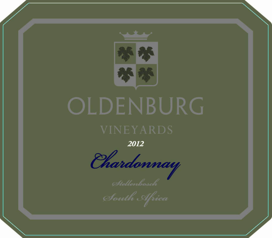 Oldenburg Vineyards Chardonnay 2012 Front Label