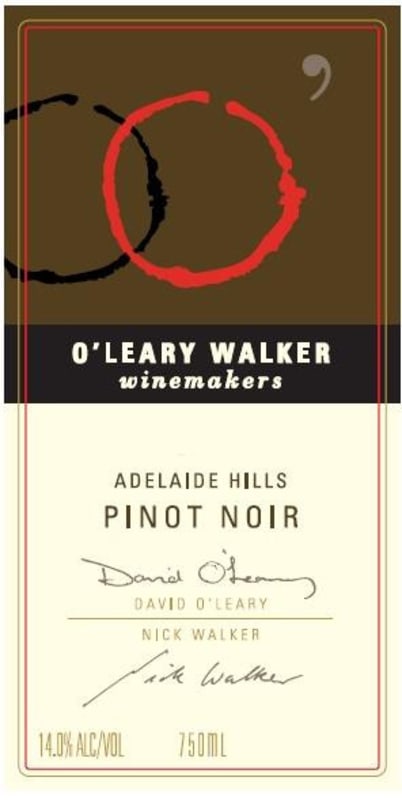 O'Leary Walker Wines Adelaide Hills Pinot Noir 2007 Front Label