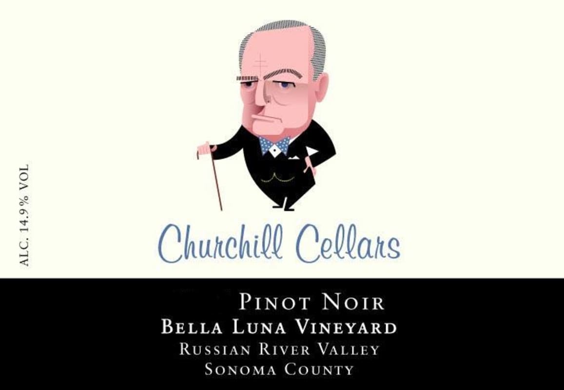 Churchill Cellars Bella Luna Vineyard Pinot Noir 2011 Front Label