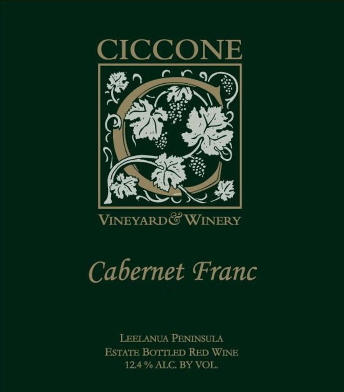 Ciccone Vineyard & Winery Cabernet Franc 2013 Front Label