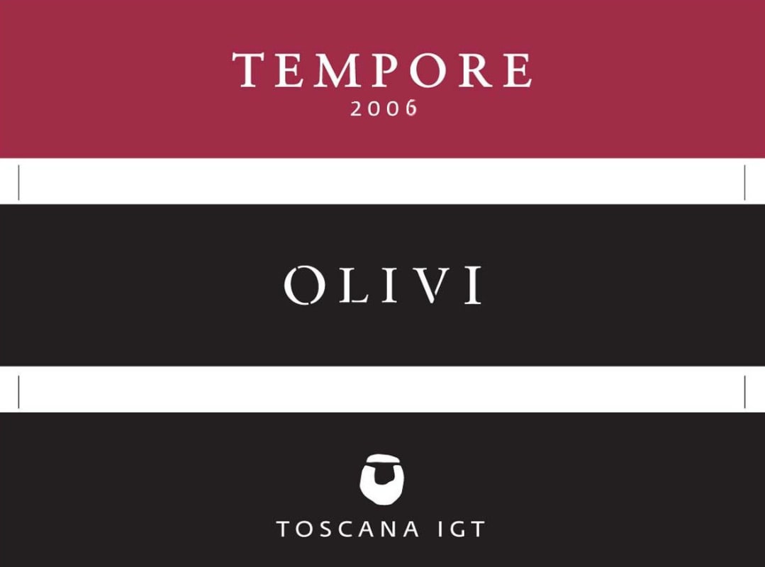 Olivi-Le Buche Toscana Tempore Rosso 2006 Front Label