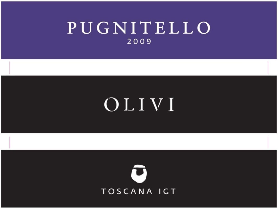 Olivi-Le Buche Toscana Pugnitello 2009 Front Label