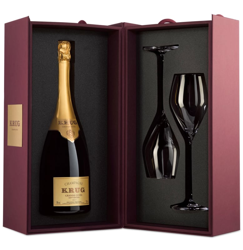 Krug Sharing: Grande Cuvee Brut and 2 Riedel Glasses | Wine.com