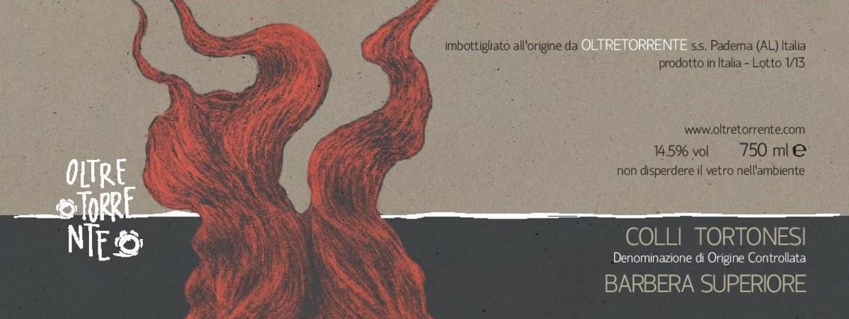 Boundary Vineyards Colli Tortonesi Superiore Barbera 2012 Front Label