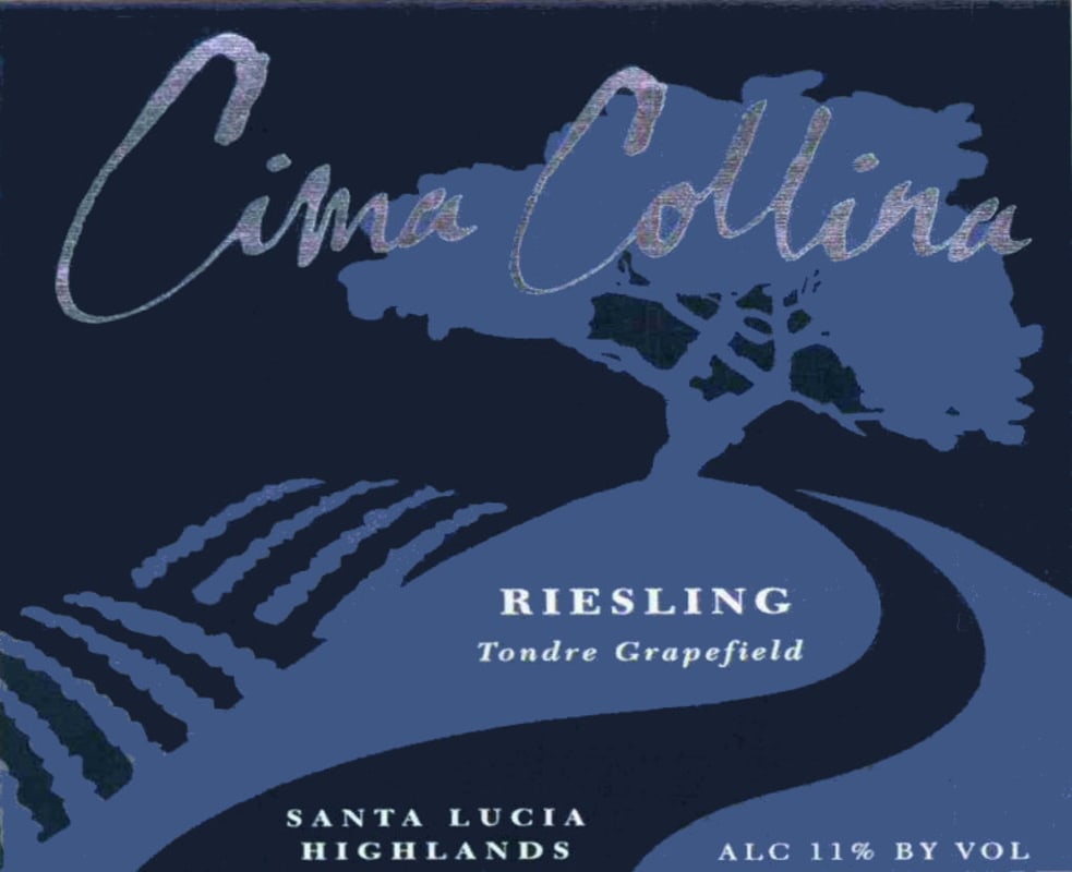 Cima Collina Tondre Grapefield Riesling 2010 Front Label