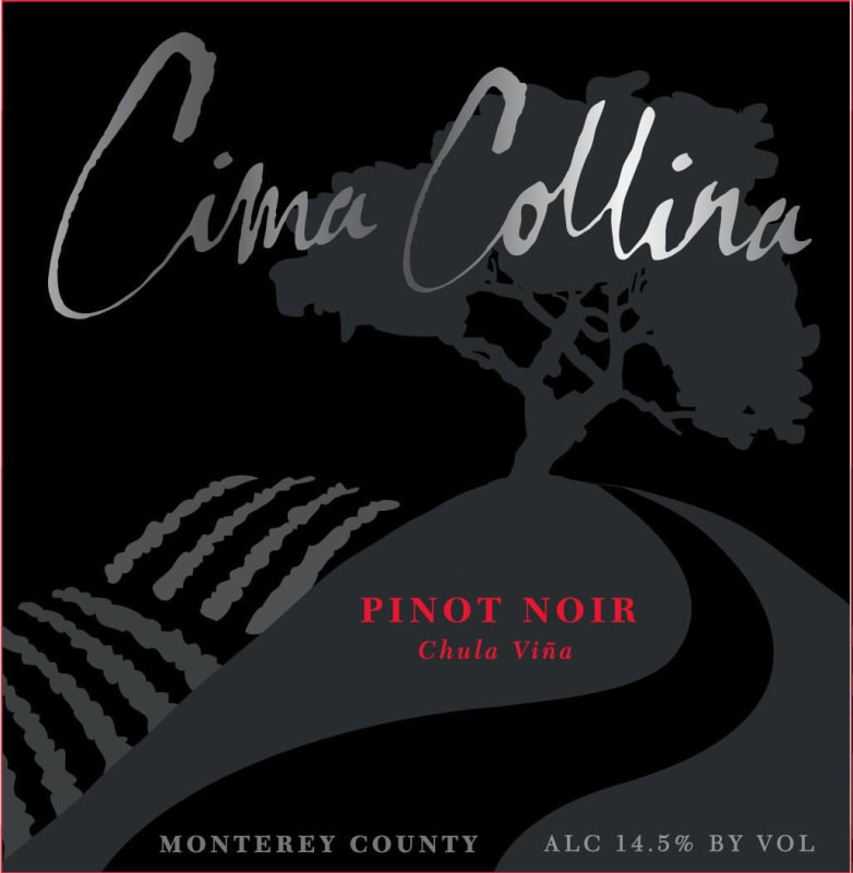 Cima Collina Chula Vina Pinot Noir 2005 Front Label