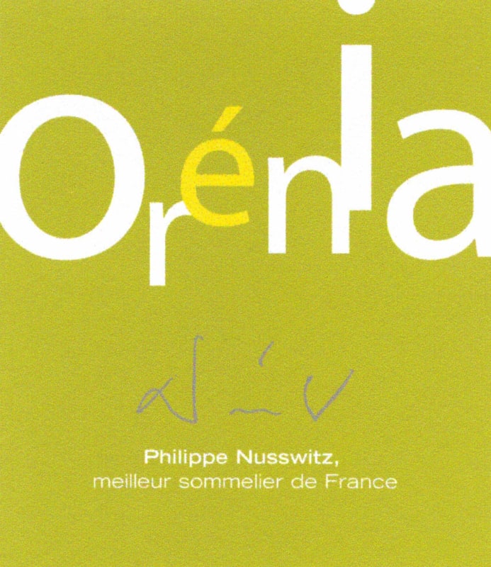 Orenia Duche d'Uzes Blanc 2014 Front Label