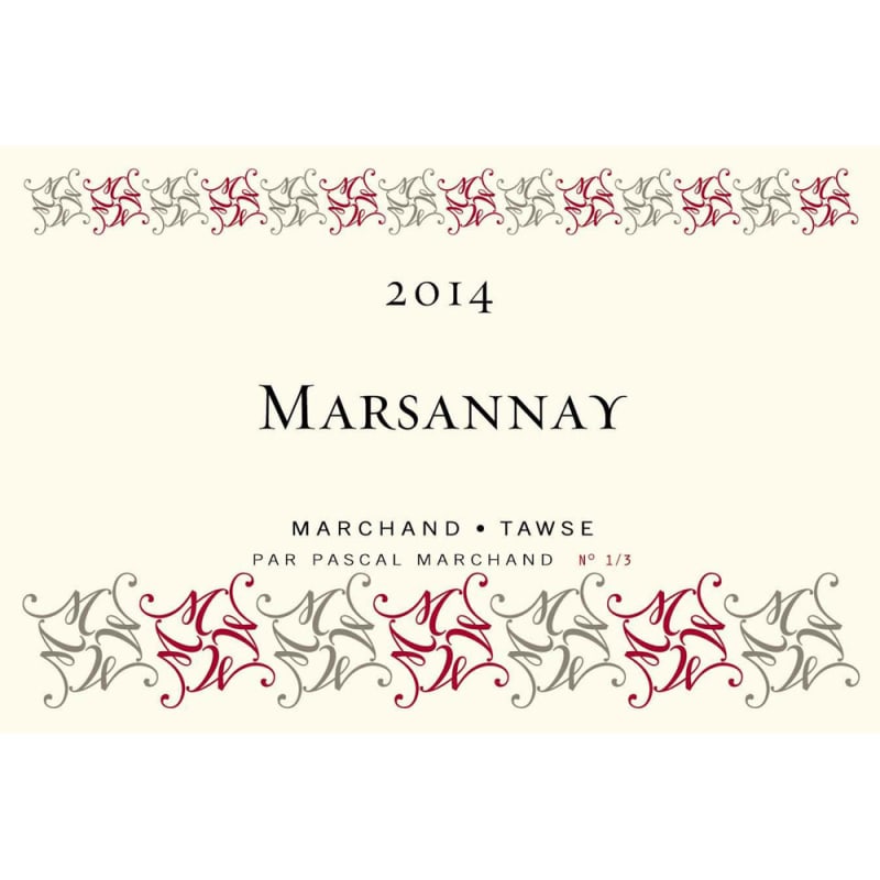 Marchand-Tawse Marsannay 2014 Front Label