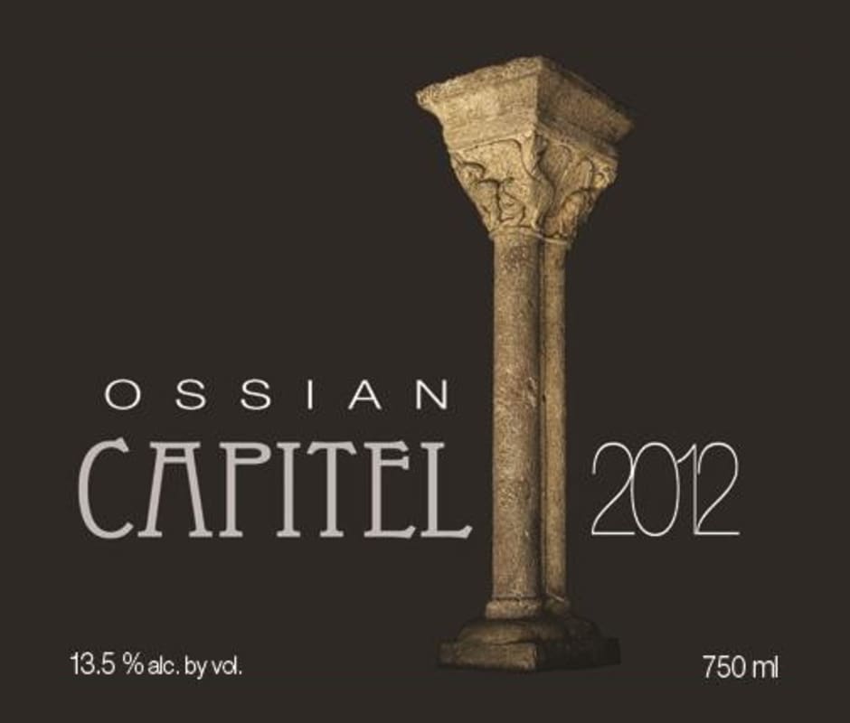 Ossian Capitel 2012 Front Label