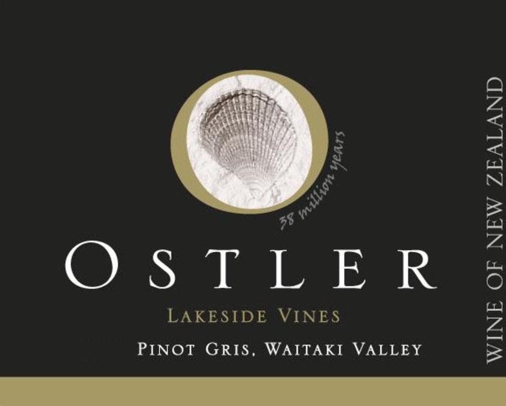 Ostler Lakeside Vines Pinot Gris 2013 Front Label