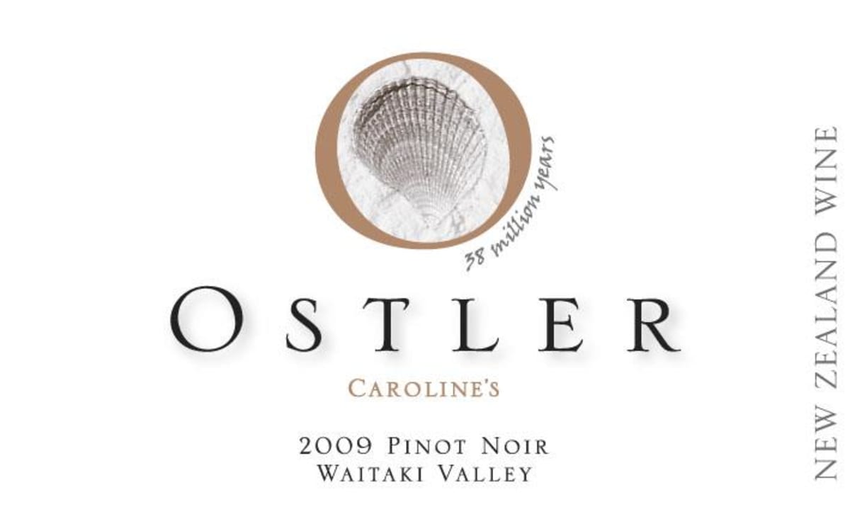 Ostler Caroline's Pinot Noir 2009 Front Label