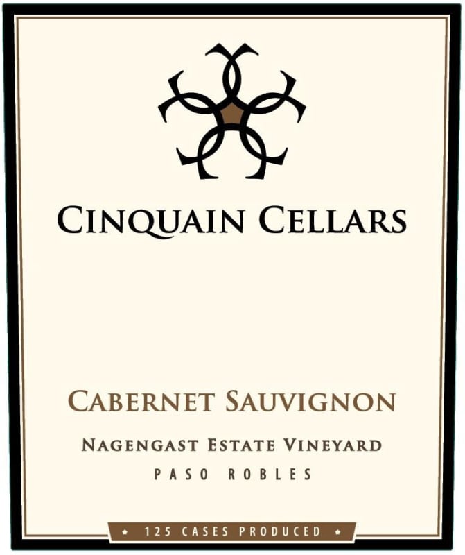 Cinquain Cellars Winery Nagengast Estate Vineyard Cabernet Sauvignon 2013 Front Label
