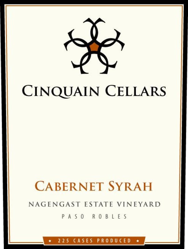 Cinquain Cellars Winery Nagengast Estate Vineyard Cabernet Syrah 2009 Front Label