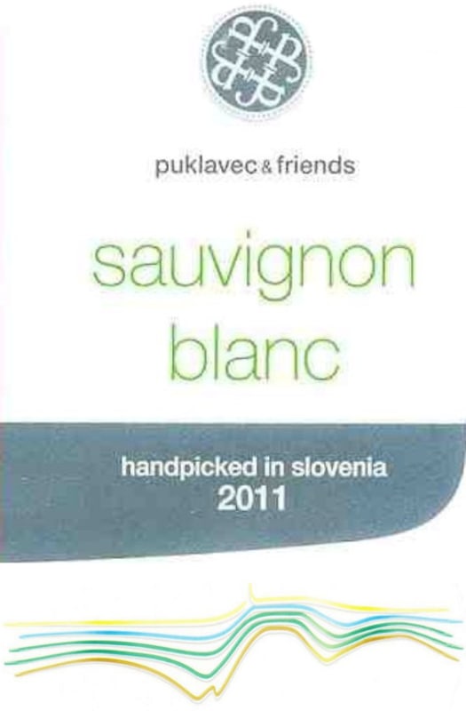 P & F Wineries Sauvignon Blanc 2011 Front Label