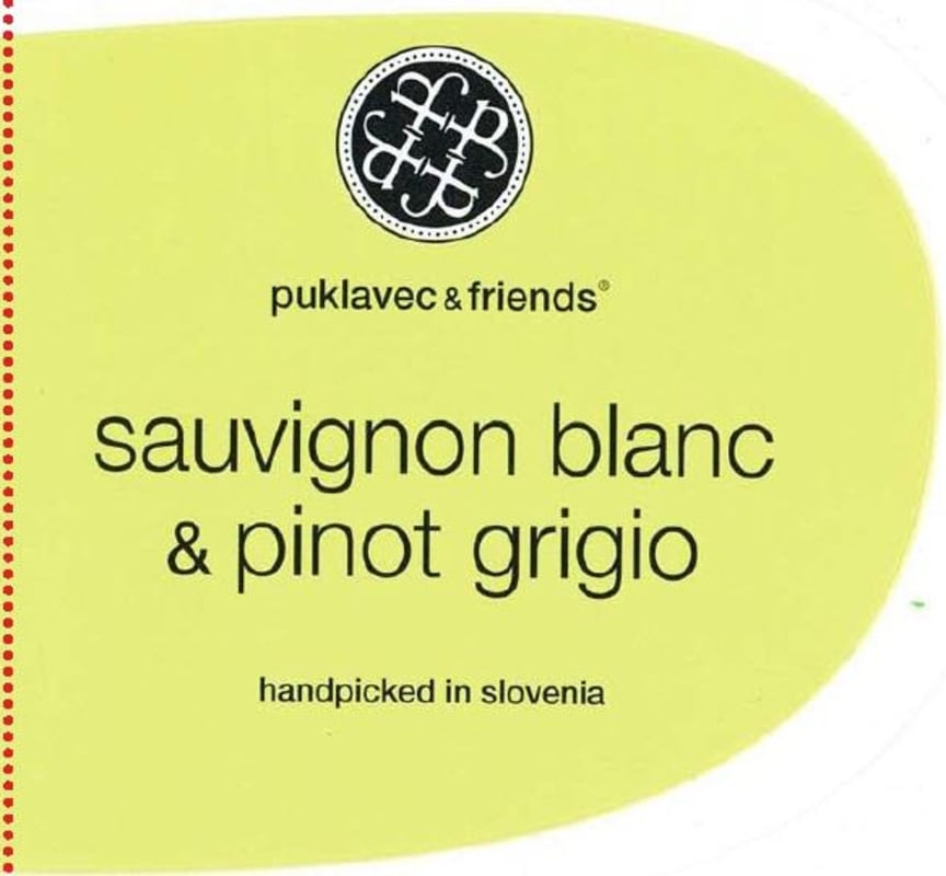 P & F Wineries Sauvignon Blanc & Pinot Grigio 2014 Front Label