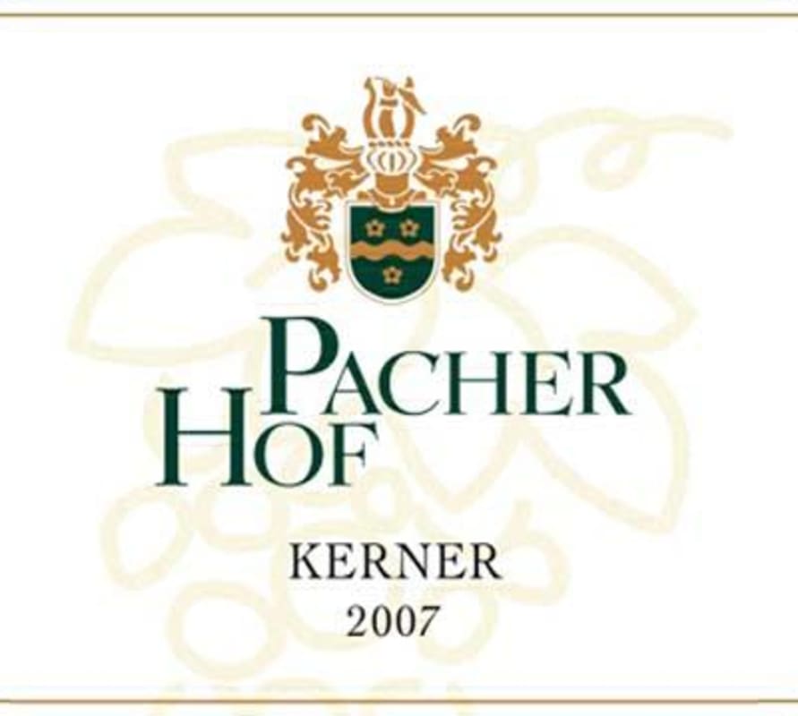 Pacher Hof Sudtirol Brixner Eisacktaler Kerner 2007 Front Label