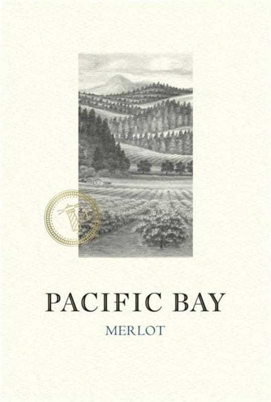 Pacific Bay Merlot 2015 Front Label