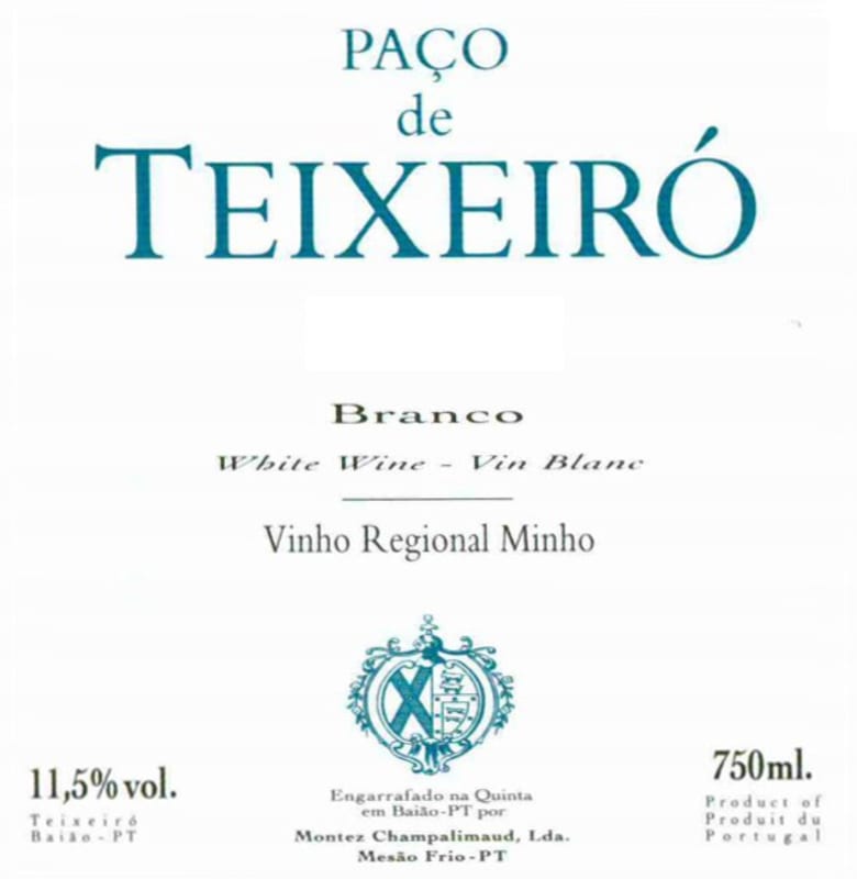 Paco de Teixeiro Branco 2002 Front Label