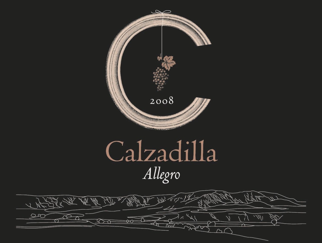 Pago Calzadilla Calzadilla Vino de Pago Allegro Syrah 2008 Front Label