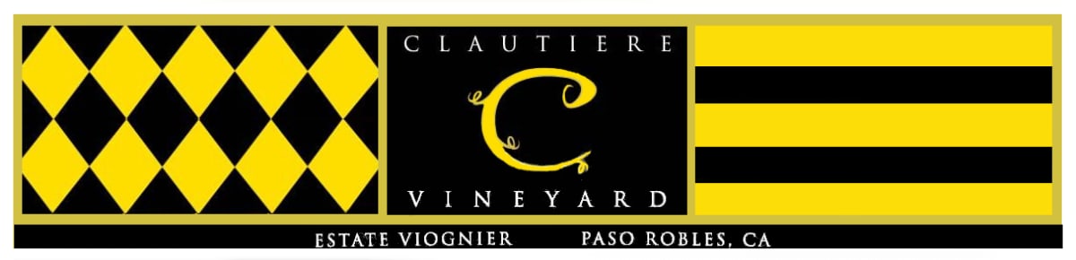 Clautiere Vineyard Estate Viognier 2014 Front Label