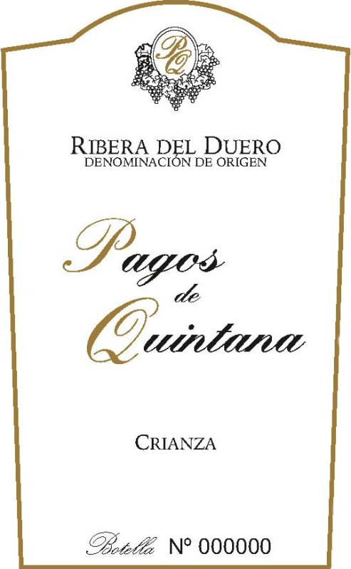 Pagos de Qunintana Crianza 2010 Front Label