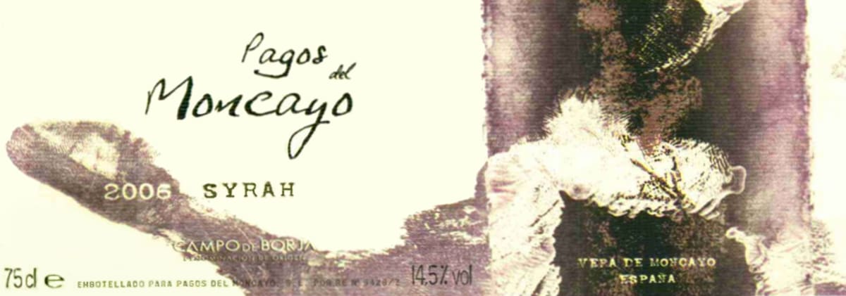 Pagos del Moncayo Syrah 2006 Front Label