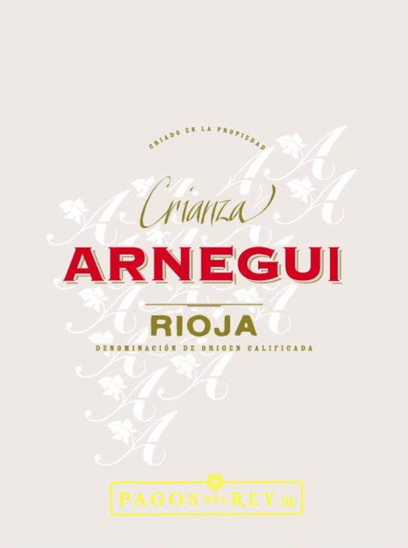 Pagos Del Rey Arnegui Crianza 2012 Front Label