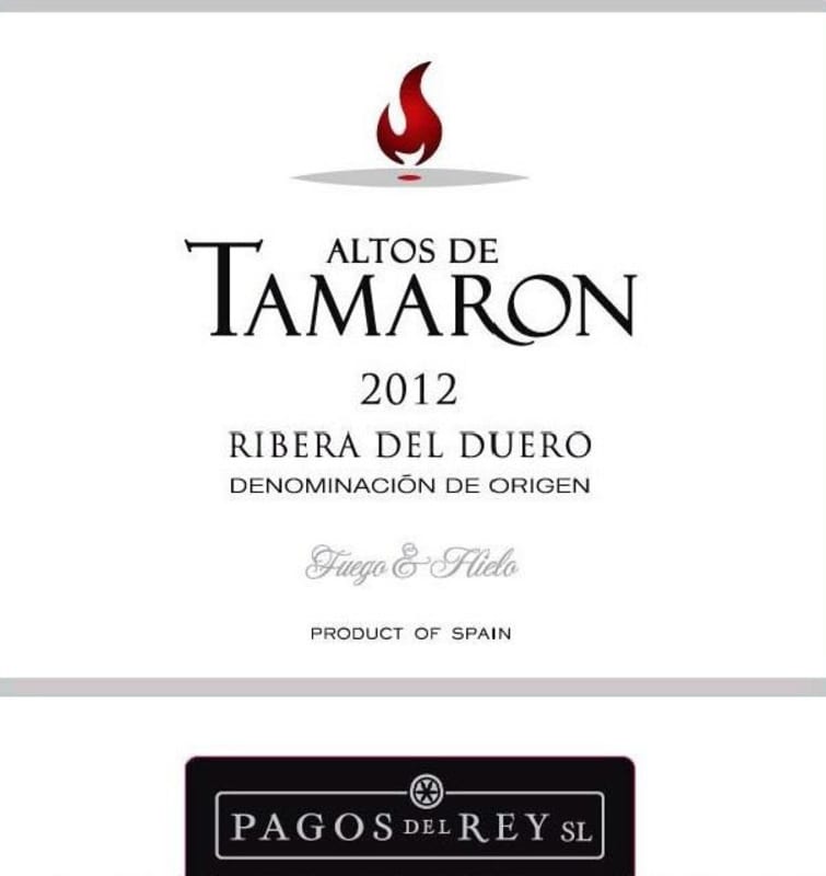 Pagos Del Rey Altos de Tamaron Joven 2012 Front Label