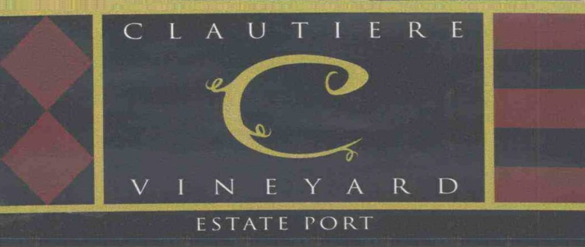 Clautiere Vineyard Estate Port 2004 Front Label