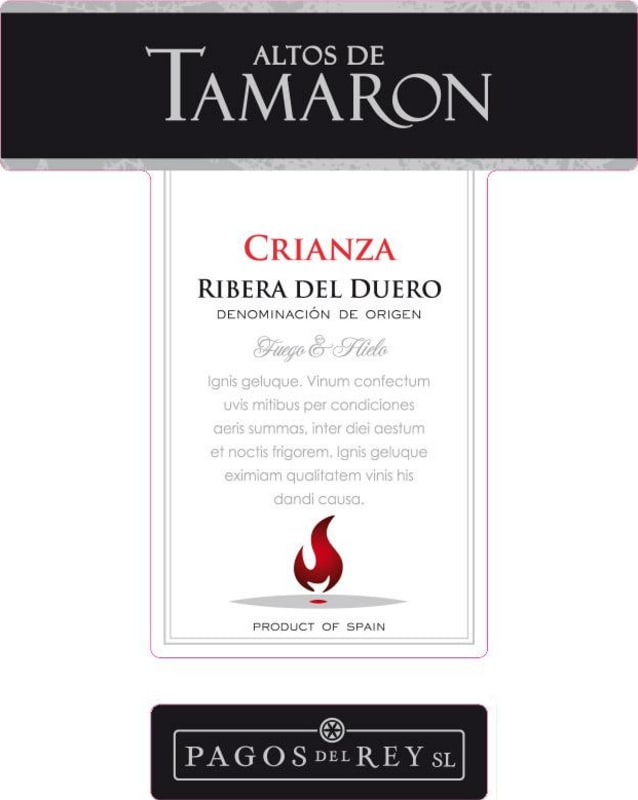 Pagos Del Rey Altos de Tamaron Crianza 2012 Front Label