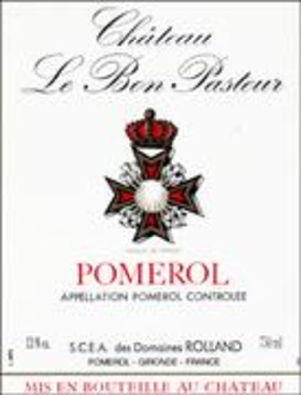 Chateau Le Bon Pasteur Pomerol 2000 Front Label
