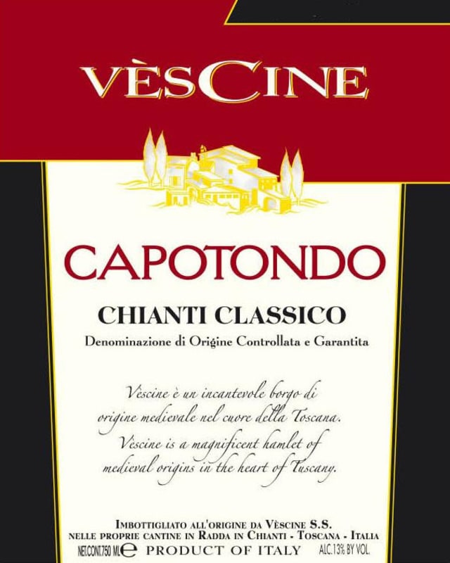 Paladin Chianti Classico Capotondo 2011 Front Label